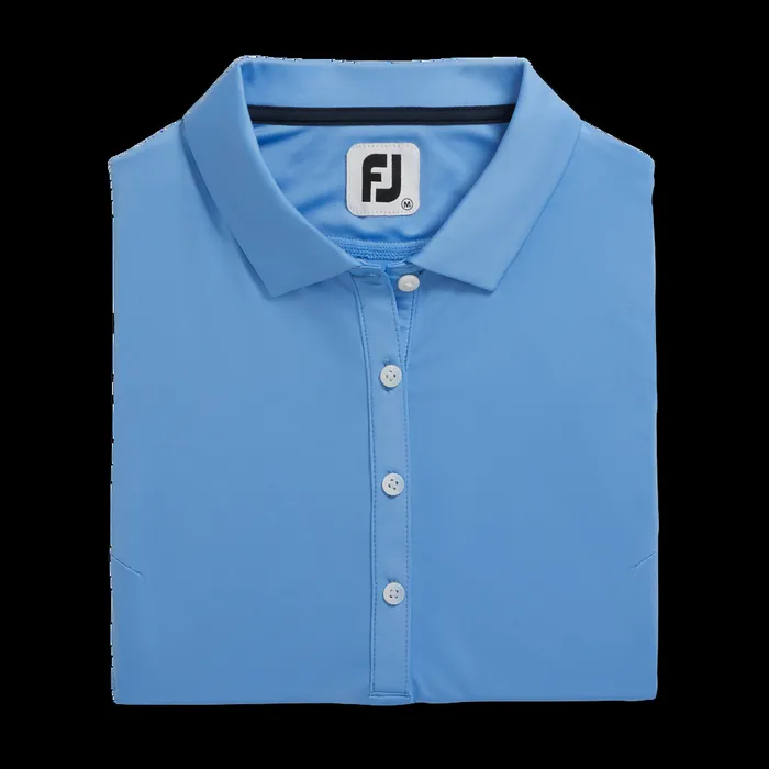 FootJoy Shirts Women Solid Lisle Sleeveless Light Blue FootJoy Shirts Women Solid Lisle Sleeveless Light Blue
