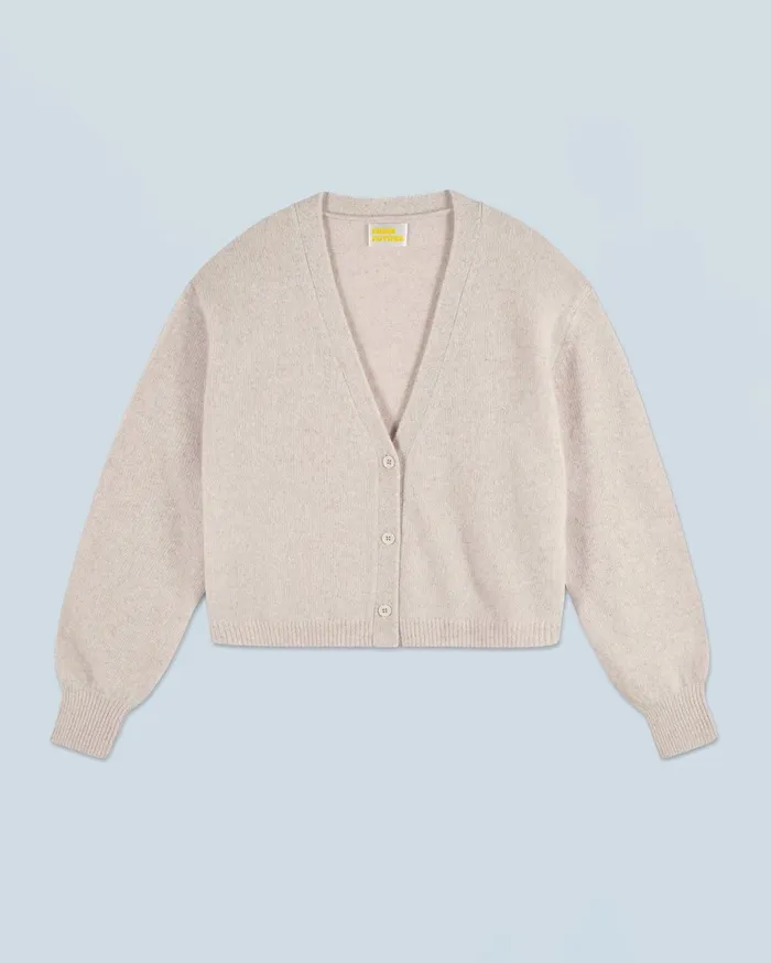 From Future Cashmere Cardigans Women Cardigan Sweater Beige Moulin