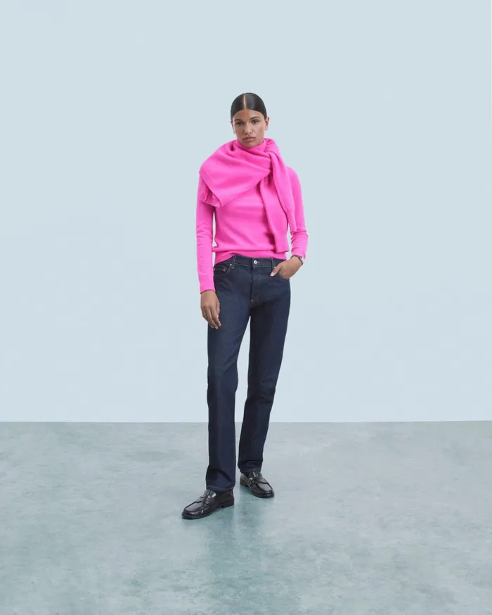 From Future Cashmere Sweaters Women Basic Turtleneck Sweater Utopic Pink