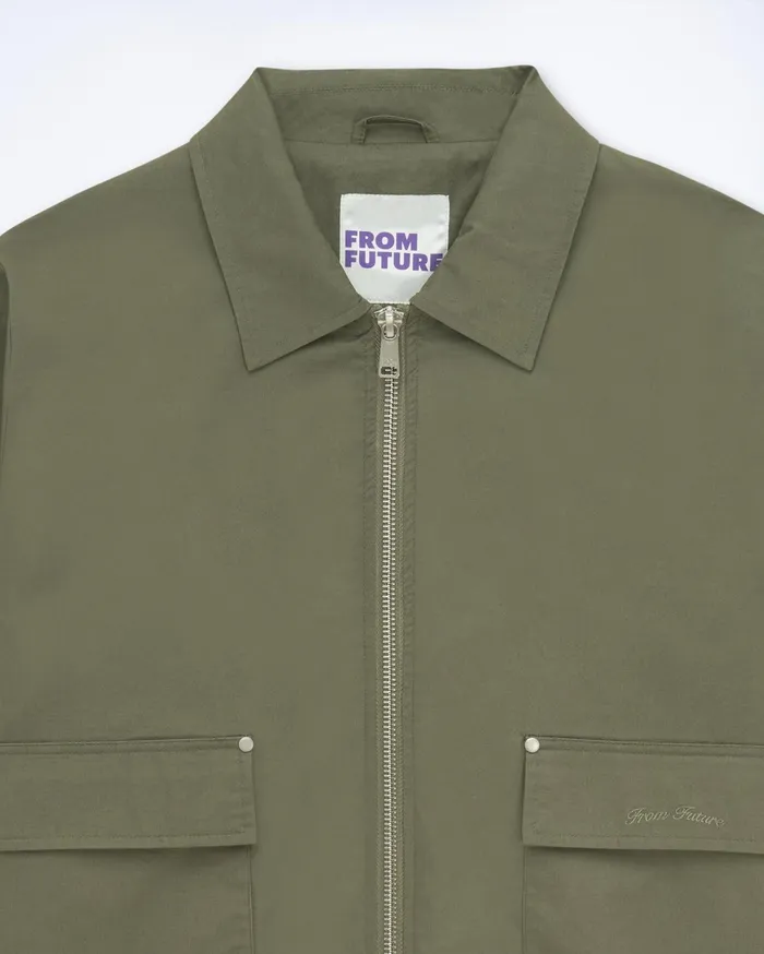 From Future Coats and Jackets Men Outerwear Jacket Khaki