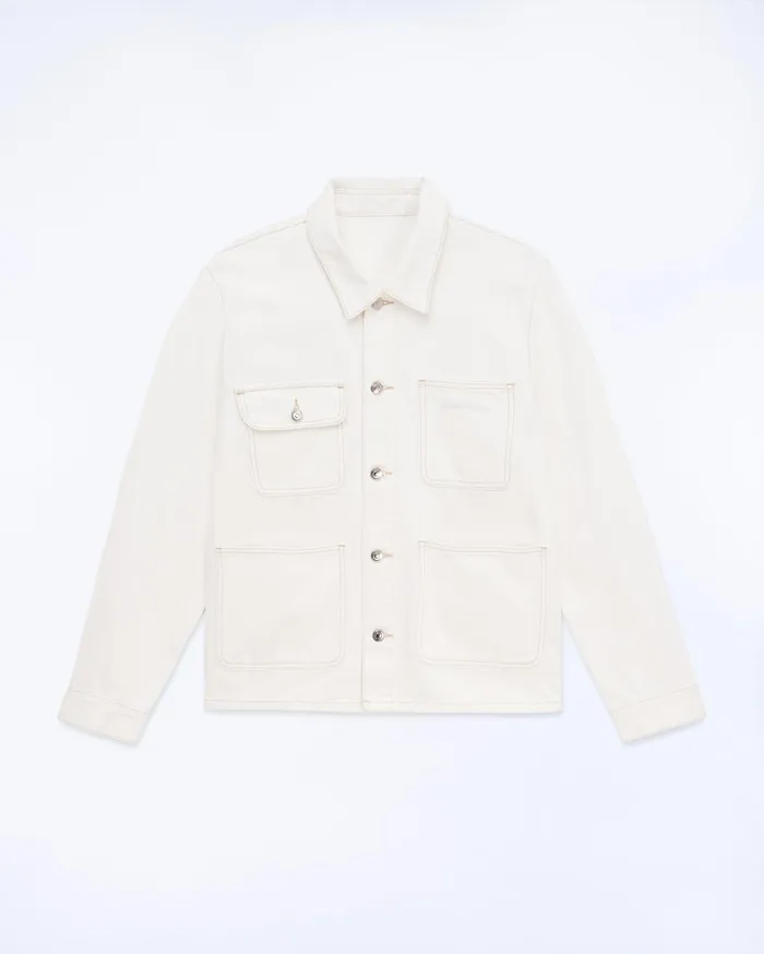 From Future Coats and Jackets Men Regular Jacket White