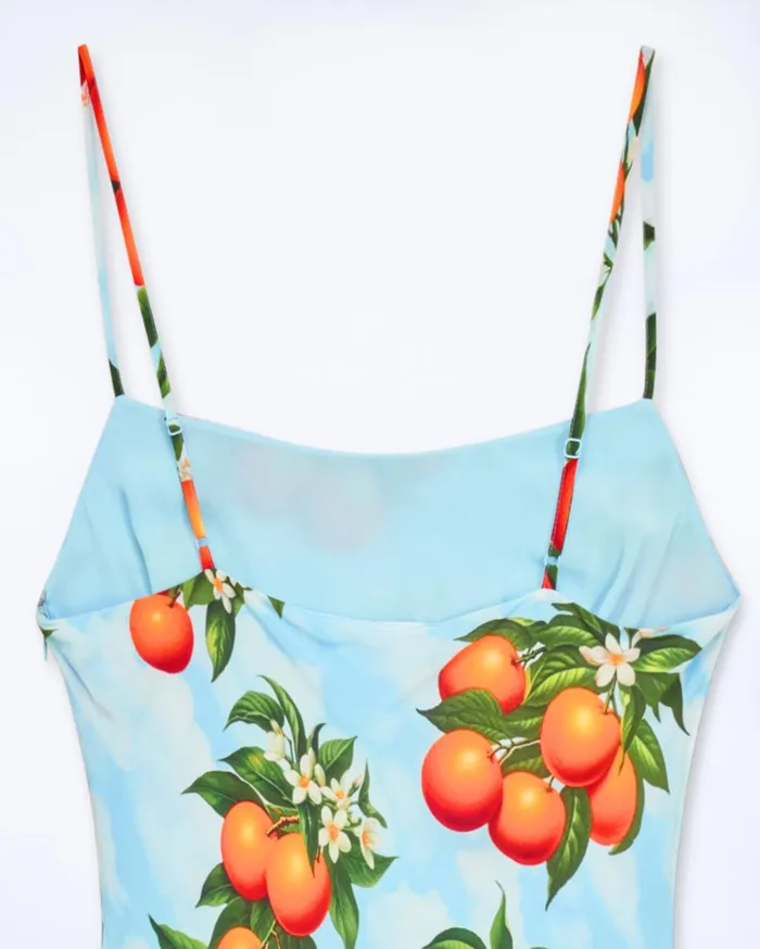 From Future Dresses and Jumpsuits Women Ilona Long Strap Dress Orange Sky