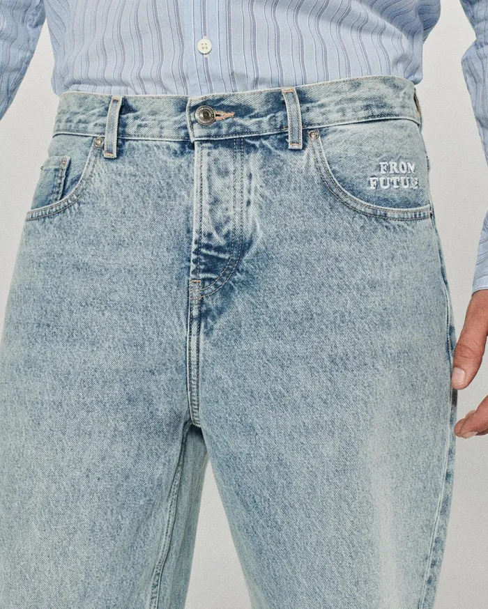 From Future Jeans Men Tapered Jackson Jeans Pale Blue
