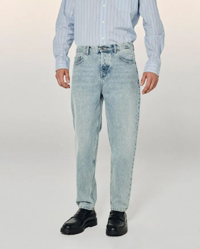 From Future Jeans Men Tapered Jackson Jeans Pale Blue