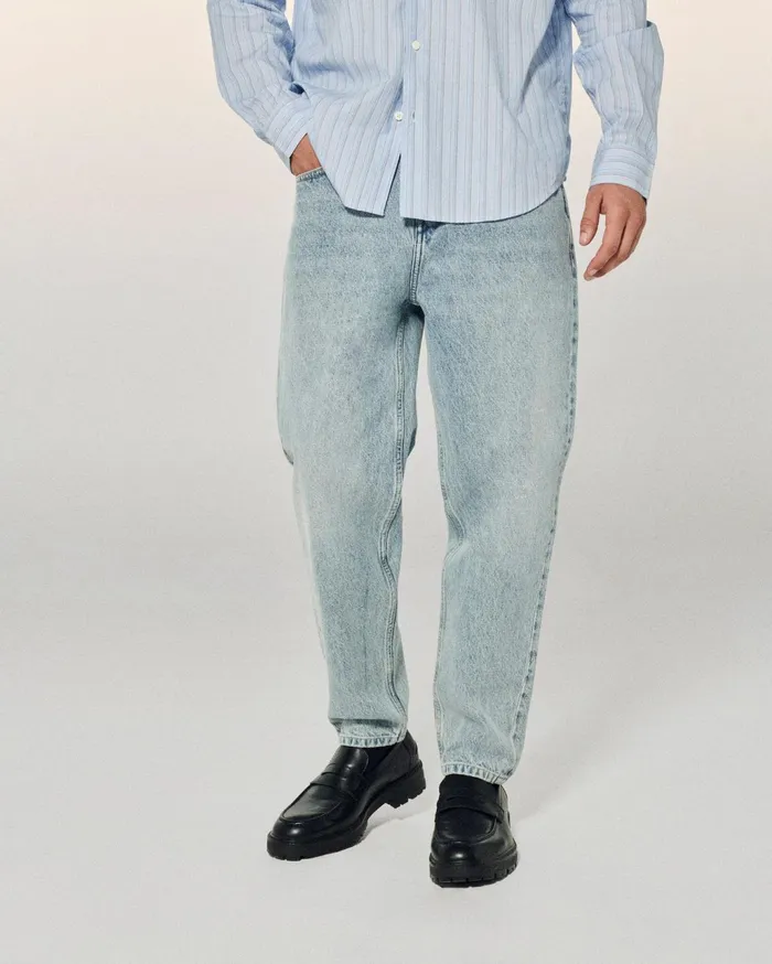 From Future Jeans Men Tapered Jackson Jeans Pale Blue
