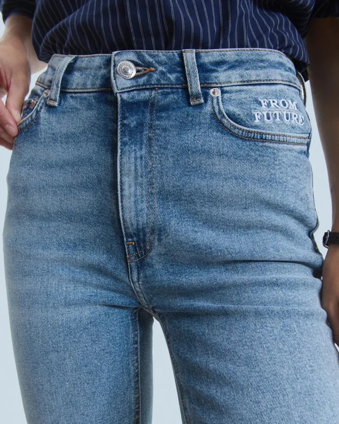 From Future Jeans Women Slit Bootcut Joe Jeans Light Blue