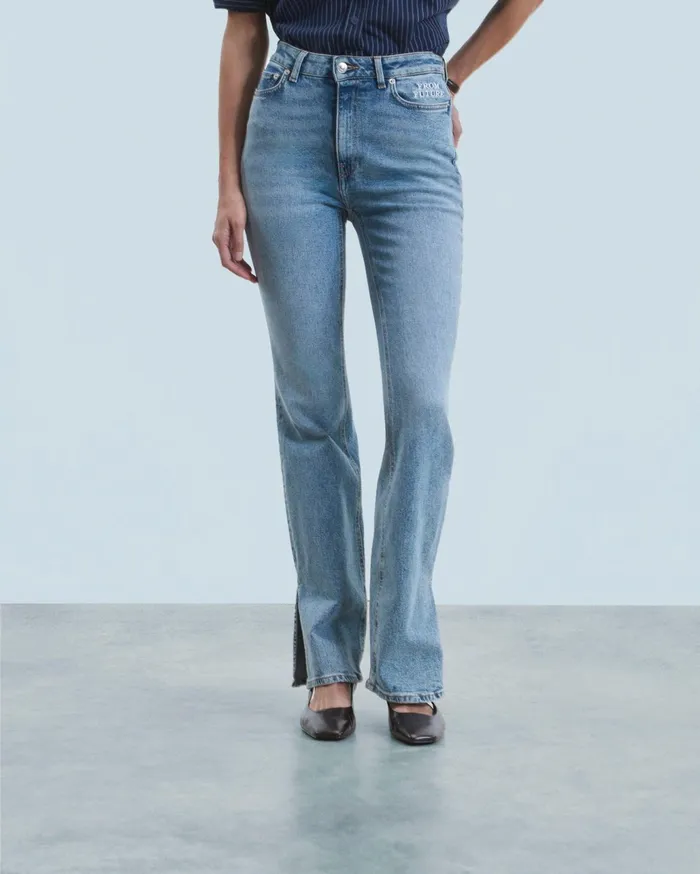 From Future Jeans Women Slit Bootcut Joe Jeans Light Blue