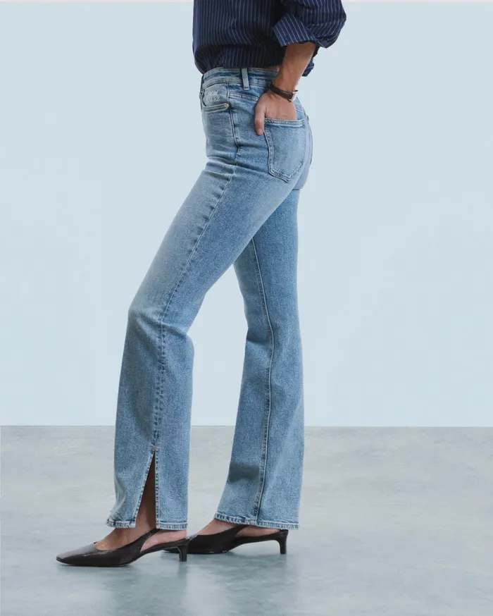From Future Jeans Women Slit Bootcut Joe Jeans Light Blue