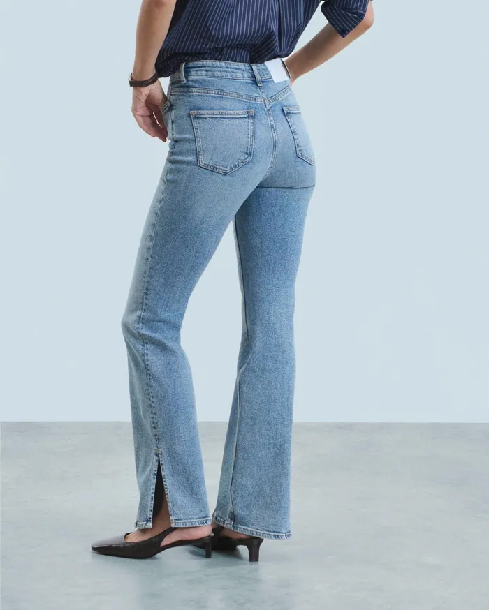 From Future Jeans Women Slit Bootcut Joe Jeans Light Blue