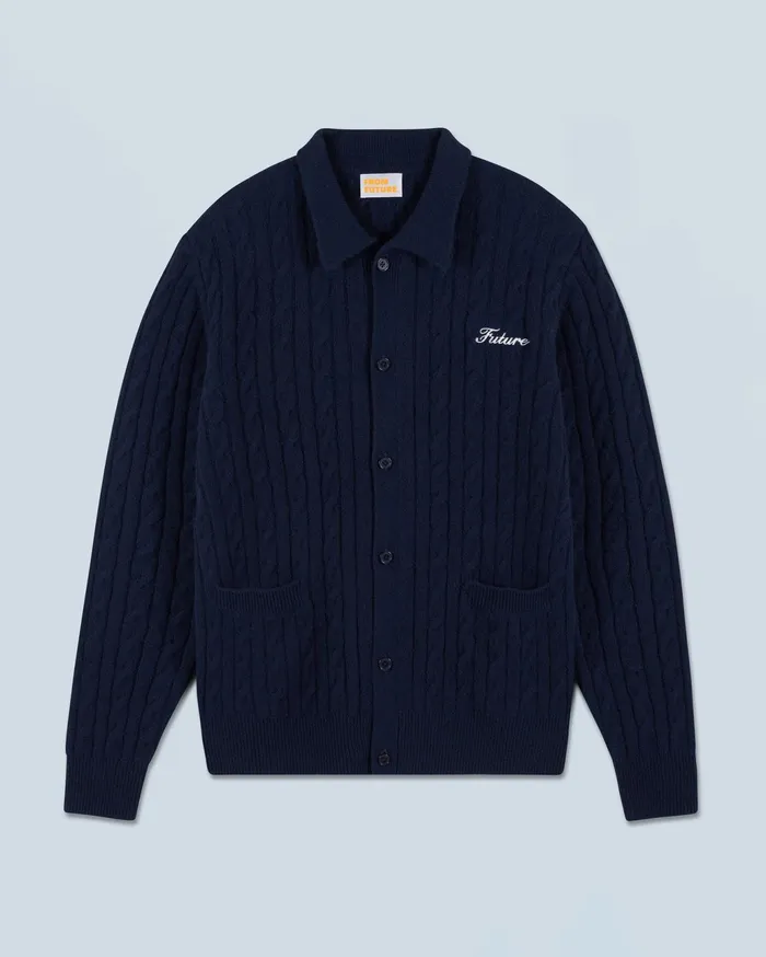 From Future Shirts and TShirts Men Long Sleeve Shirt Navy