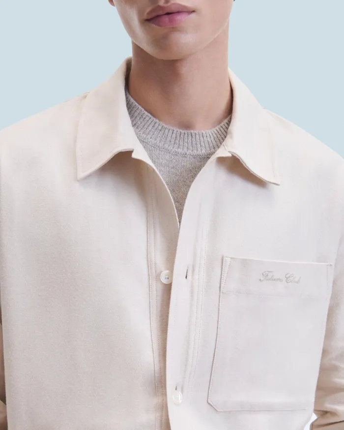 From Future Shirts and TShirts Men Long Sleeve Shirt Poche Sand