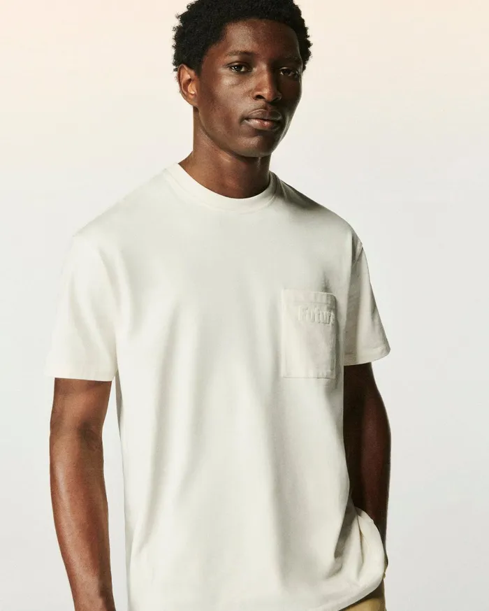 From Future Shirts and TShirts Men Pocket Crewneck TShirt Sand
