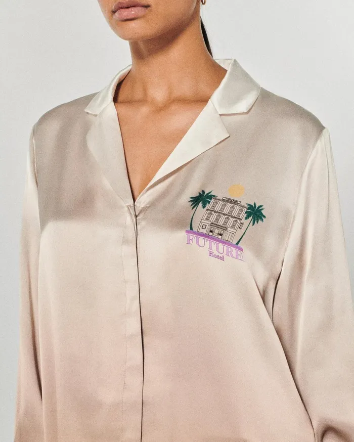 From Future Shirts TShirts and Tops Women Cassie Long Sleeve Shirt Future Hotel