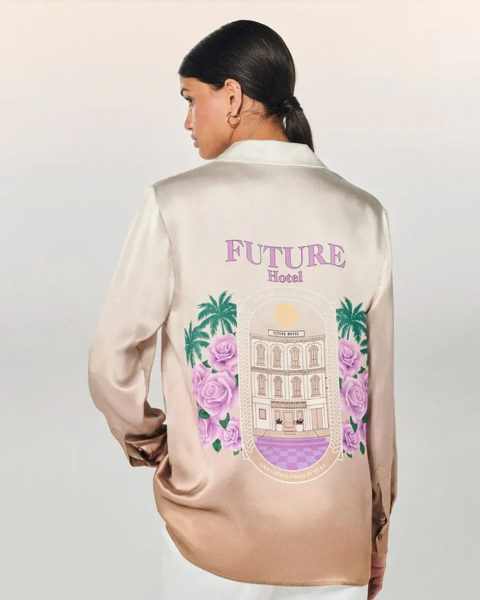 From Future Shirts TShirts and Tops Women Cassie Long Sleeve Shirt Future Hotel