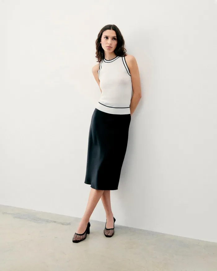 From Future Shirts TShirts and Tops Women Isa Strap Top White
