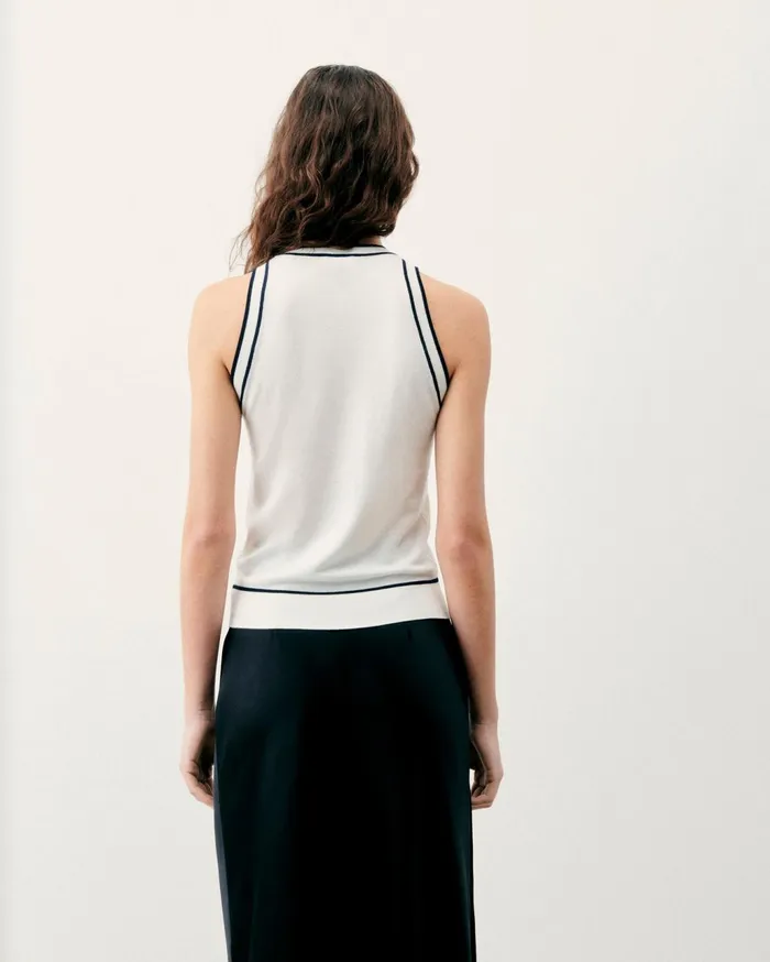 From Future Shirts TShirts and Tops Women Isa Strap Top White