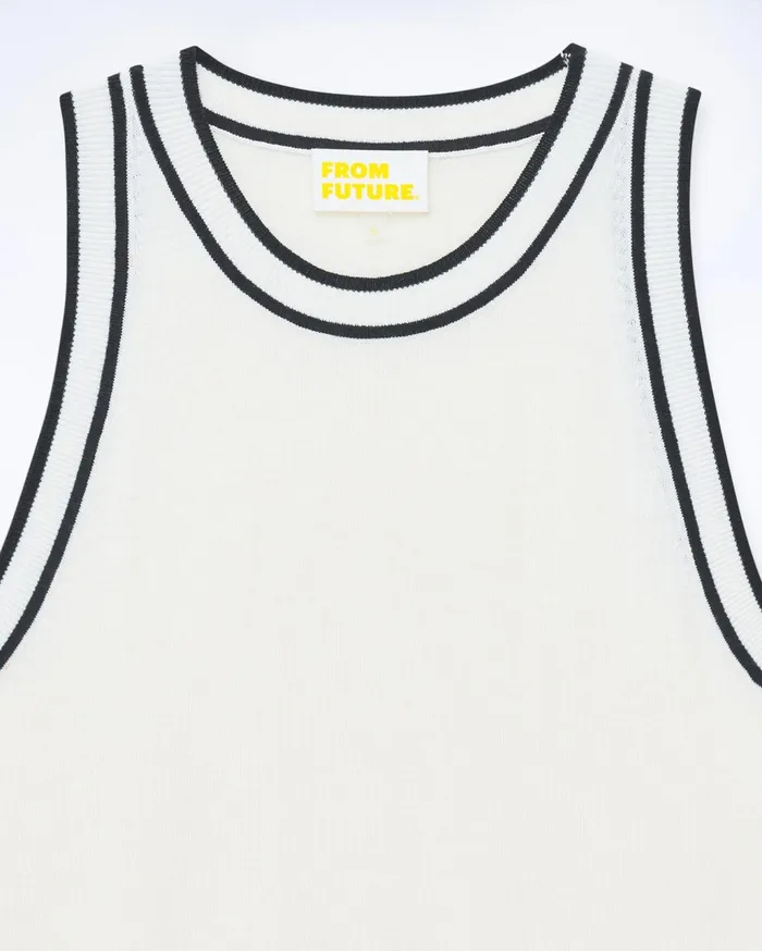 From Future Shirts TShirts and Tops Women Isa Strap Top White