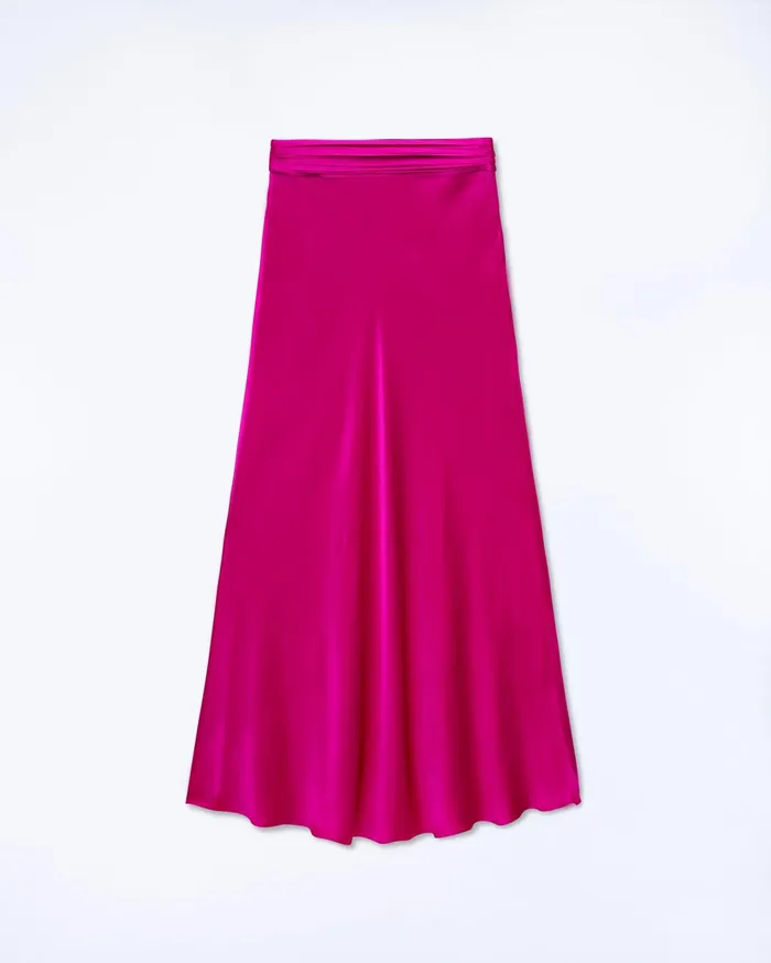 From Future Skirts Women Lena Long Skirt Rasperry Pink