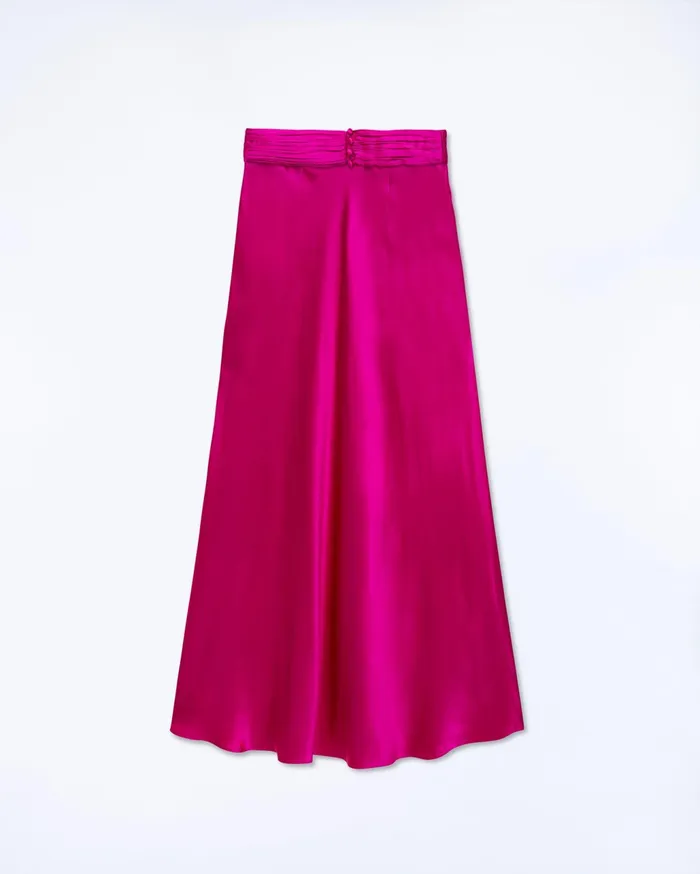 From Future Skirts Women Lena Long Skirt Rasperry Pink