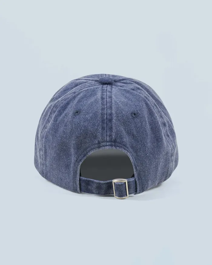 From Future Tote Bags Creative Division Curved Visor Cap Washed Gray Blue