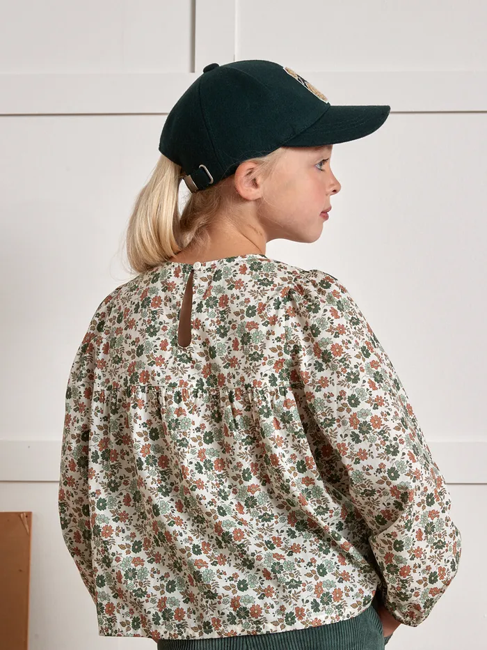 Girls Cyrillus Clothing Blouse Made With Liberty Fabric Lib Capel Floret