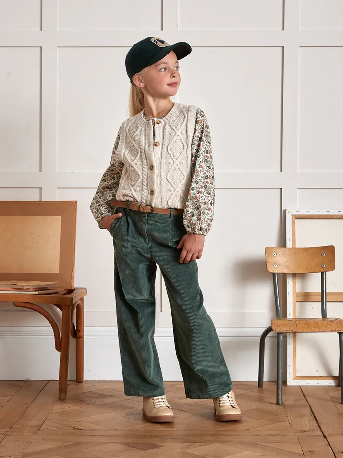 Girls Cyrillus Clothing Blouse Made With Liberty Fabric Lib Capel Floret