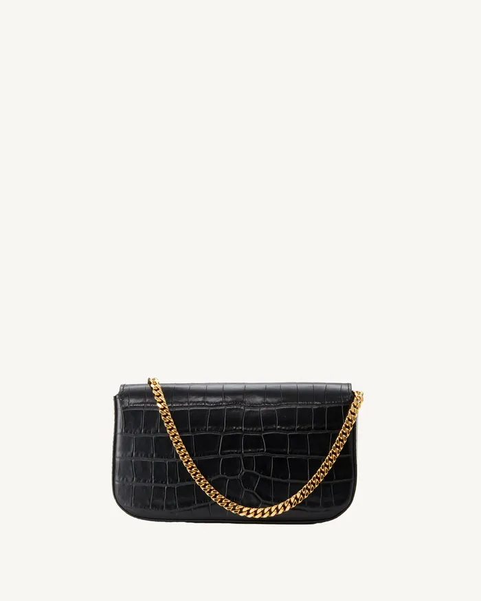 Handbags Nili Lotan Women LE MIA CHAIN BAG Black And Gold