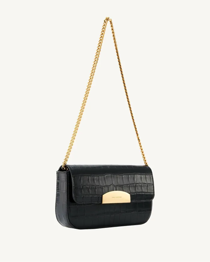 Handbags Nili Lotan Women LE MIA CHAIN BAG Black And Gold