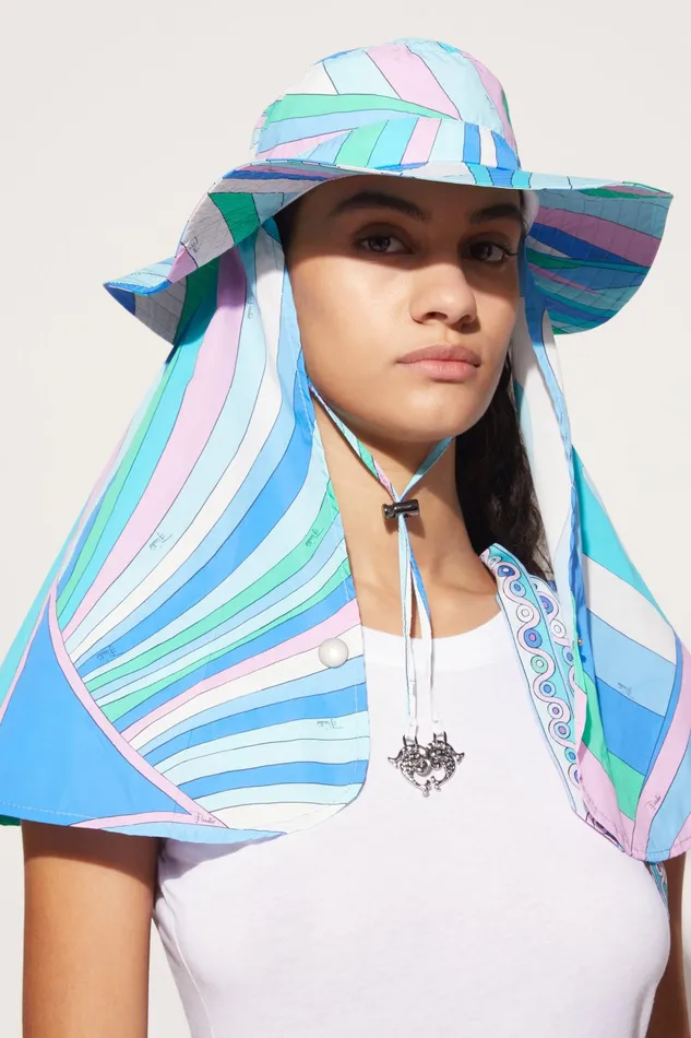 Hats And Hair Accessories Women PUCCI IridePrint Safari Hat