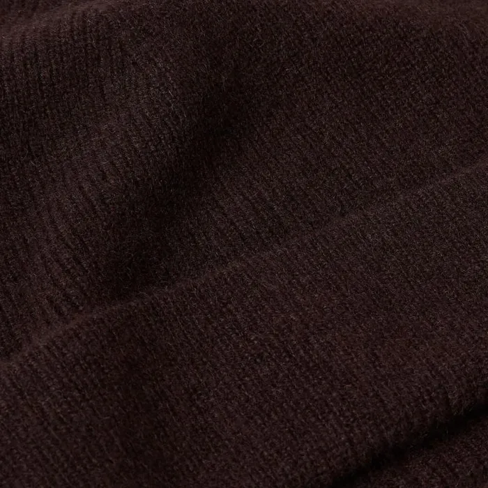 Hats Men SANDRO Cashmere Beanie Mahogany Hats Men SANDRO Cashmere Beanie Mahogany