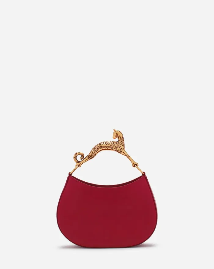 Hobo Cat Leather Bag Turkish Red Women Lanvin Tote Bags and Top Handle Bags Hobo Cat Leather Bag Turkish Red Women Lanvin Tote Bags and Top Handle Bags