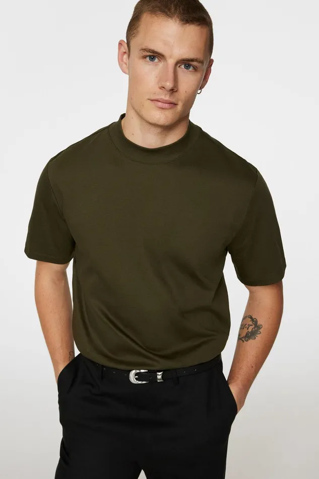 JLindeberg Ace Mock Neck TShirt Men TShirts