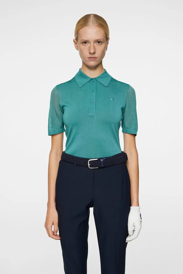 JLindeberg Amandine Knitted Polo Women Knitwear