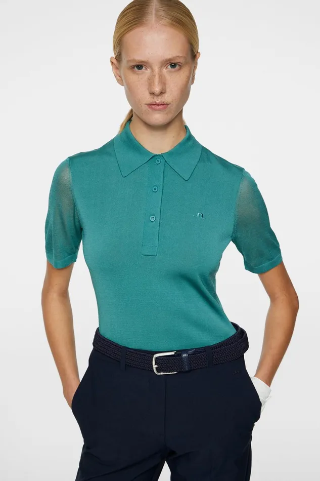 JLindeberg Amandine Knitted Polo Women Knitwear