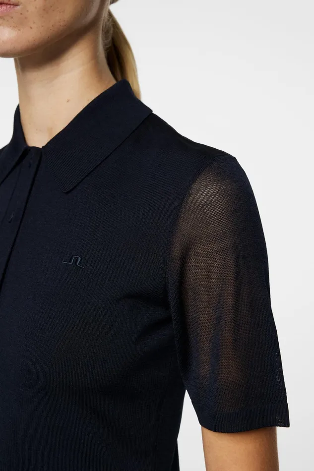 JLindeberg Amandine Knitted Polo Women Knitwear