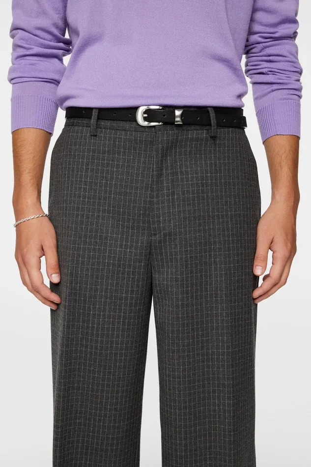 JLindeberg Gaspard Wool Ripstop Pants Men Trousers