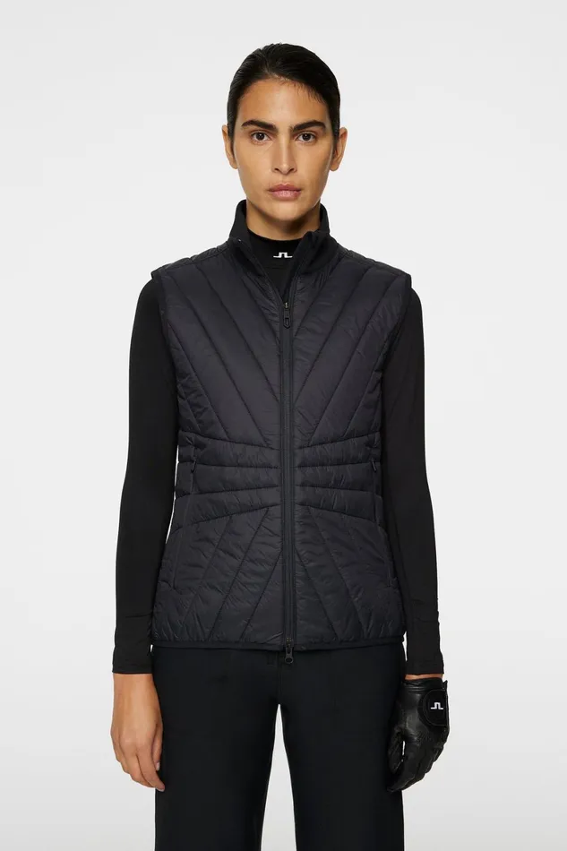 JLindeberg Holma Quilt Hybrid Vest Women Vests