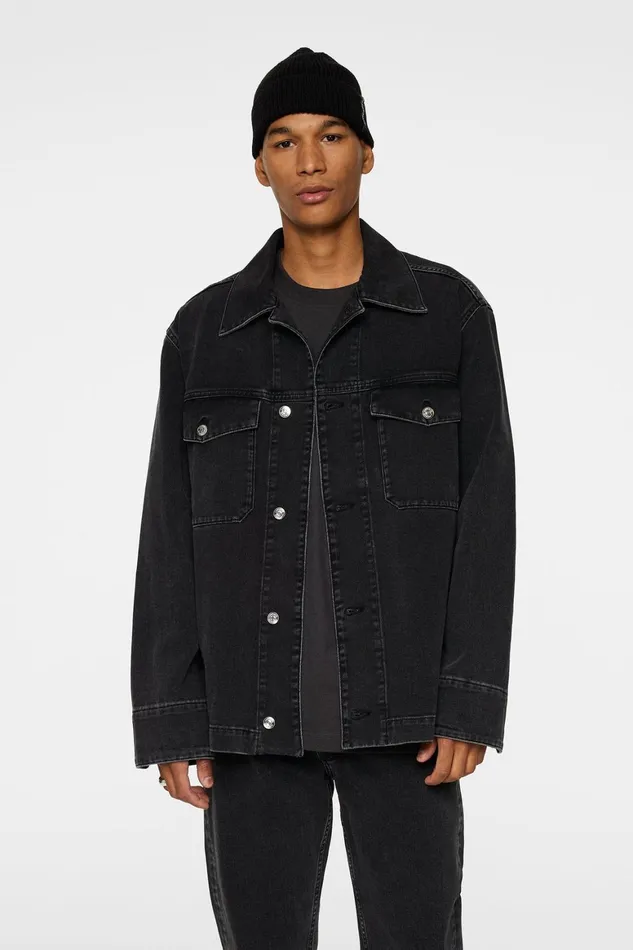 JLindeberg Hunt Washed Denim Overshirt Men Overshirts