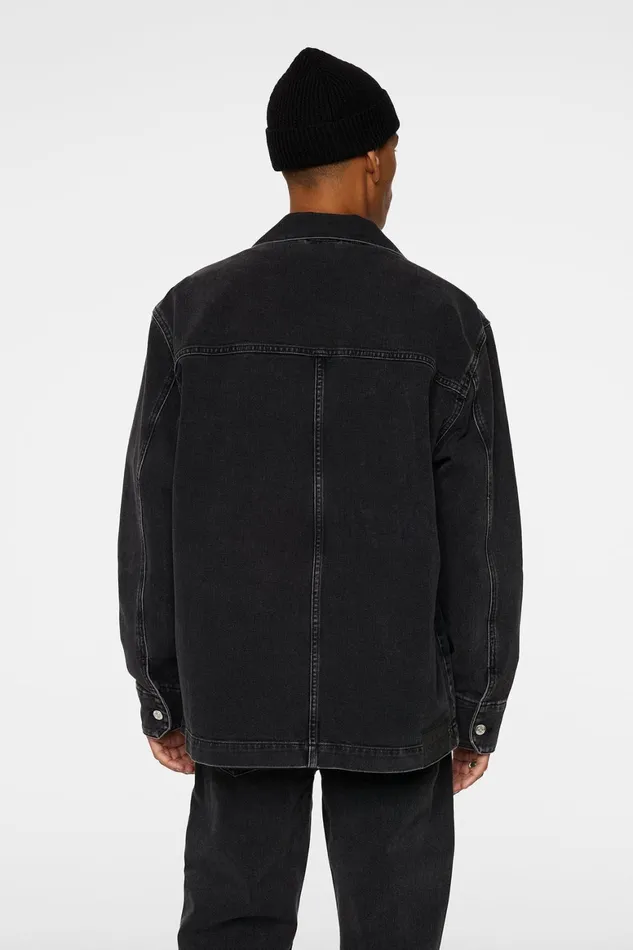 JLindeberg Hunt Washed Denim Overshirt Men Overshirts