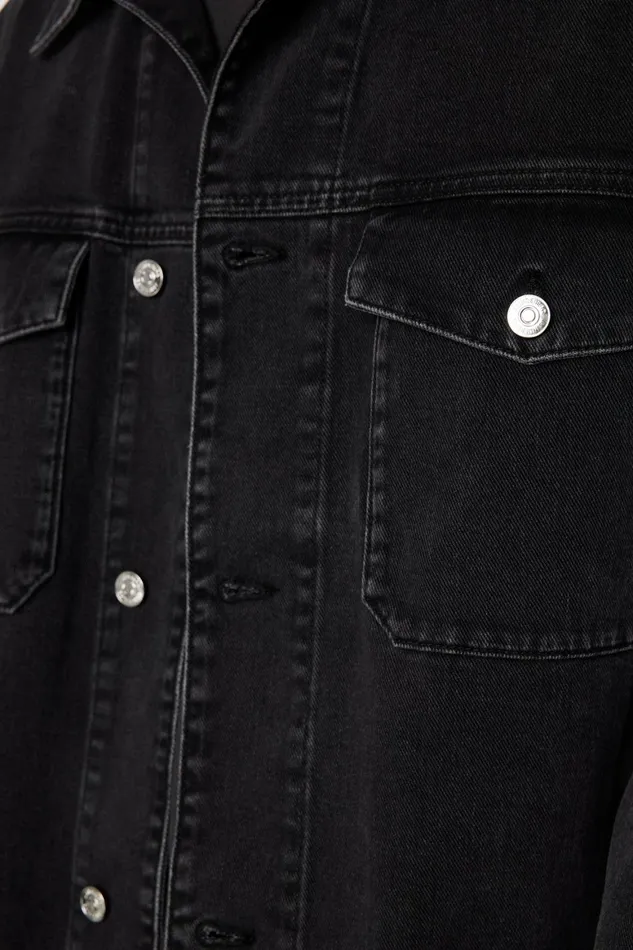JLindeberg Hunt Washed Denim Overshirt Men Overshirts