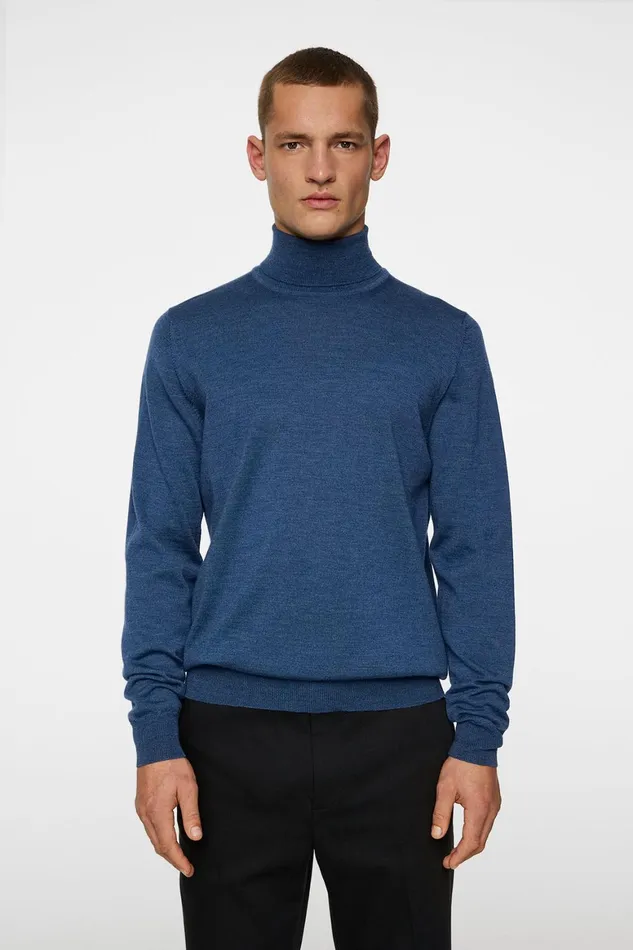 JLindeberg Kaden Merino Turtle Neck Men Knitwear