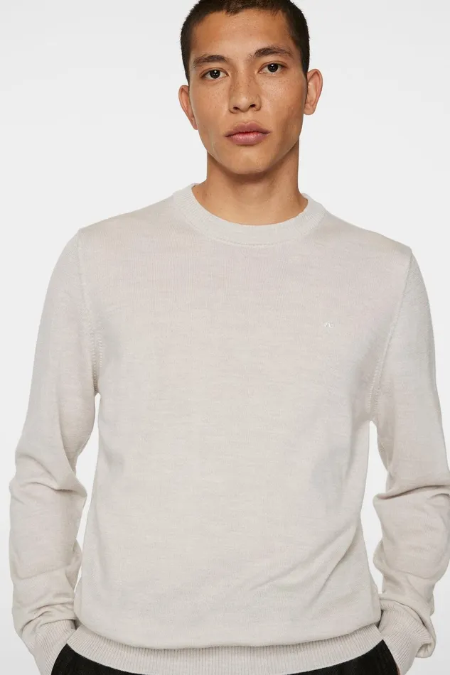 JLindeberg Keane Merino Crew Neck Sweater Men Knitwear