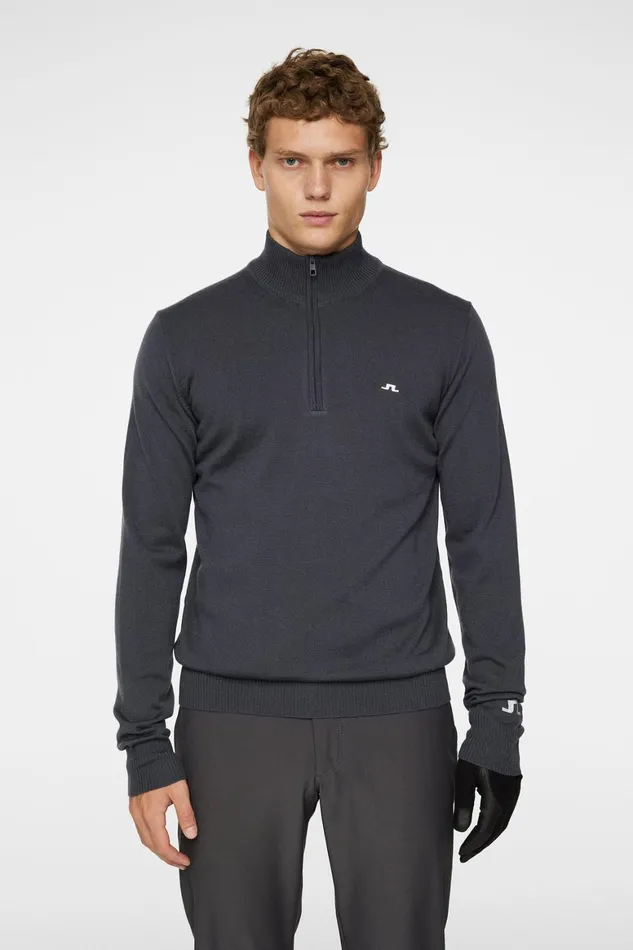 JLindeberg Kian Zipped Sweater Men Knitwear