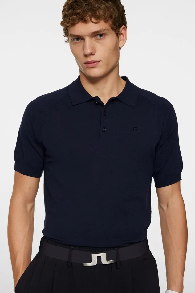 JLindeberg Martin Knit Polo Men Knitwear