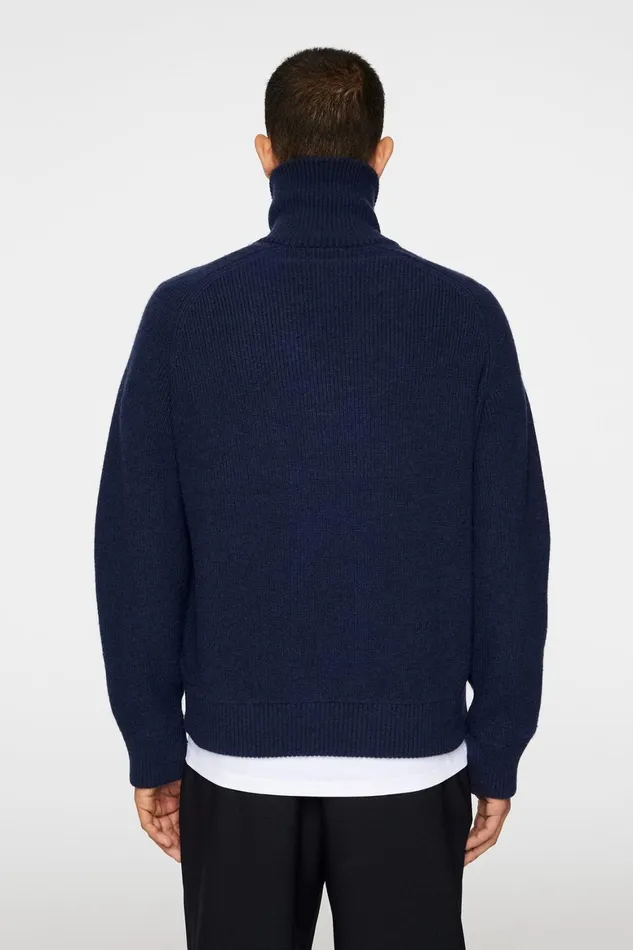 JLindeberg Wilmer Quarter Zip Knit Men Knitwear