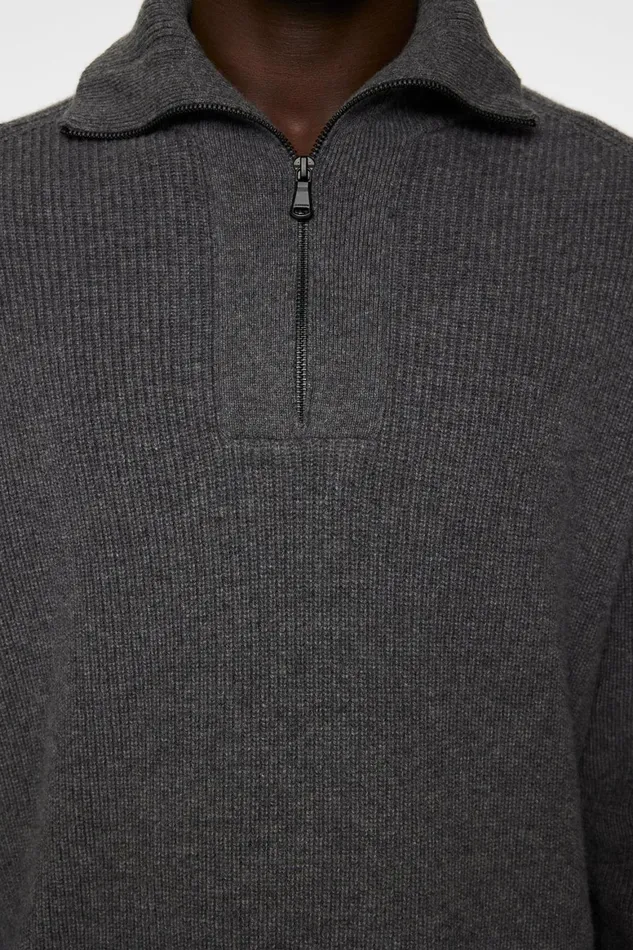JLindeberg Wilmer Quarter Zip Knit Men Knitwear