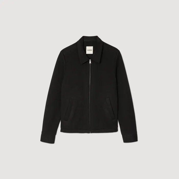 Jackets Men SANDRO Knitted Jacket Black