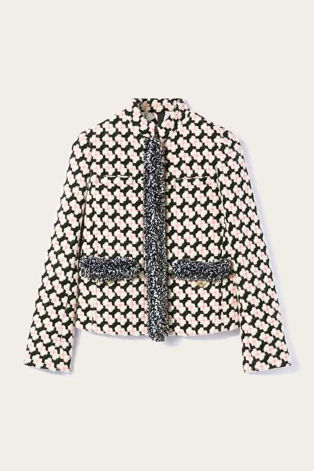 Jackets Women PUCCI Fringed Tweed Jacket