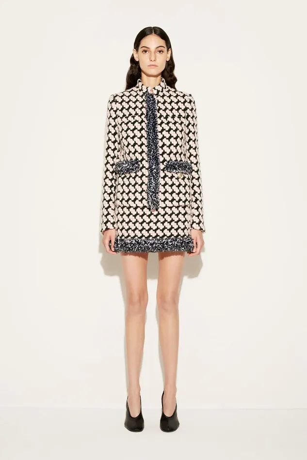 Jackets Women PUCCI Fringed Tweed Jacket