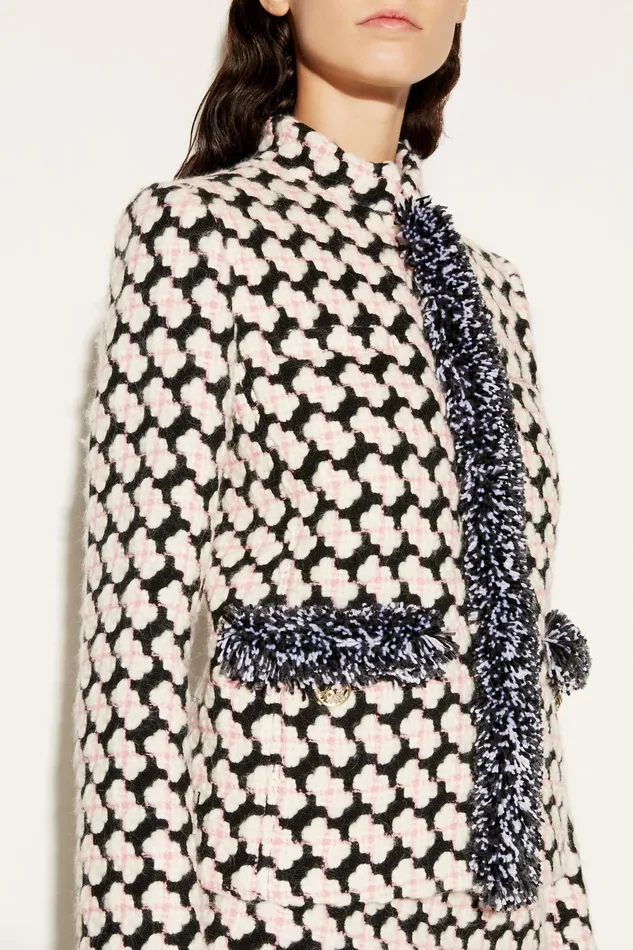 Jackets Women PUCCI Fringed Tweed Jacket